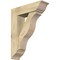 Ekena Millwork Funston Traditional Rough Sawn Bracket w/ Offset Brace, Douglas Fir, 8"W x 28"D x 36"H BKT0806X28X36FST01RDF - alternate 1